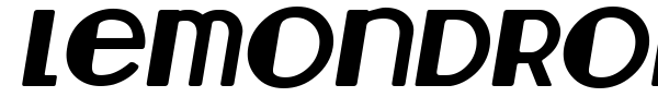 Lemondrop font preview